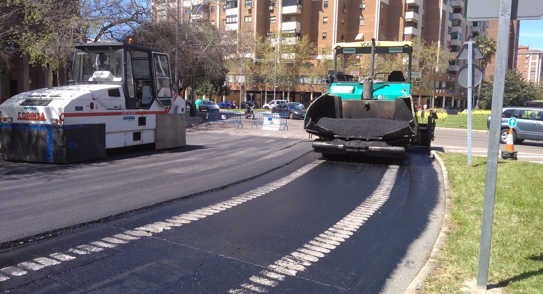 Calendario de asfaltado en las calles de Badajoz