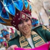 Los mejores primeros planos del gran desfile de comparsas en Badajoz