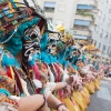 Los mejores primeros planos del gran desfile de comparsas en Badajoz