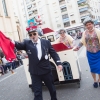 Los artefactos añaden diversión y buen rollo al desfile de comparsas