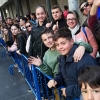 Ambiente en el desfile de comparsas infantil en Badajoz