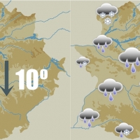 Atentos porque parece que volverá el invierno a Extremadura