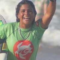 Un rayo mata a la campeona brasileña de surf