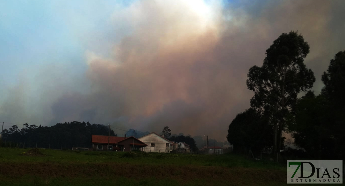 Obligados a desalojar sus centros educativos por los incendios que asolan Galicia