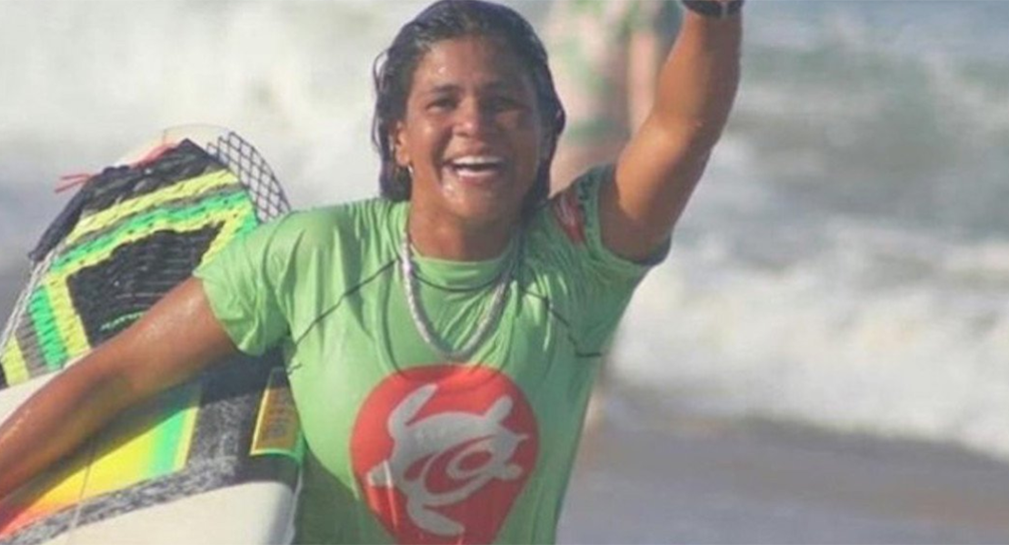 Un rayo mata a la campeona brasileña de surf