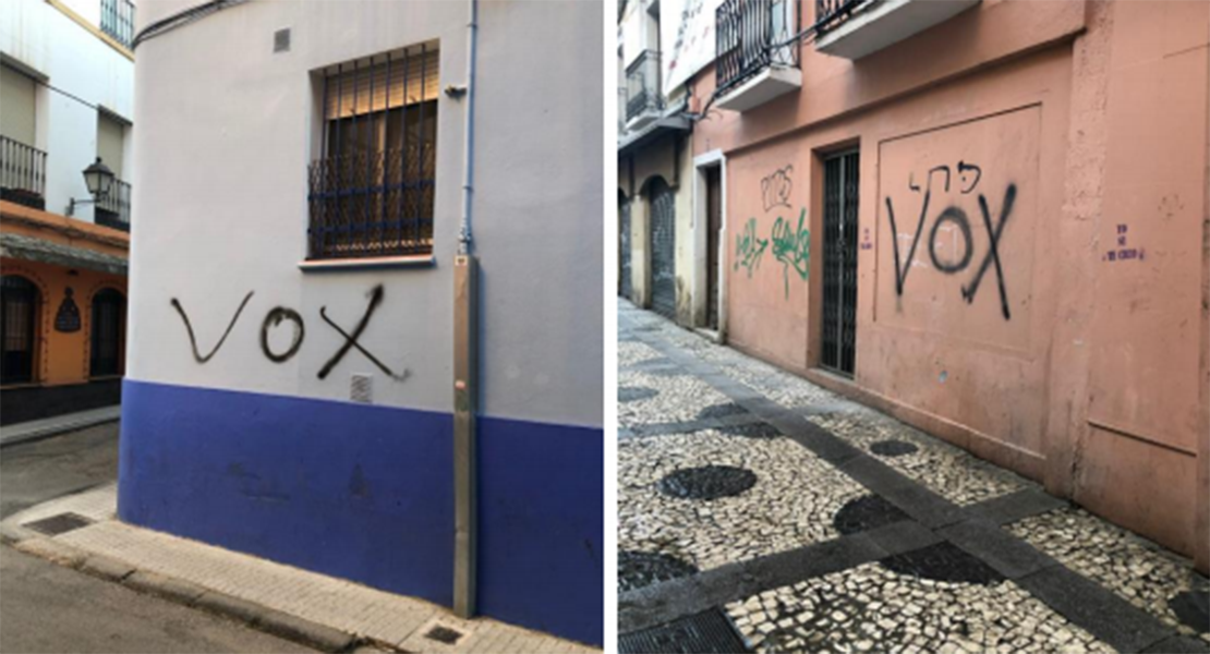 La intolerancia se hace ver en el Casco Antiguo de Badajoz