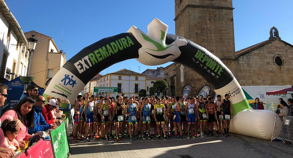 Puertas y Domínguez ganan el IV Duatlón Villa de Moraleja