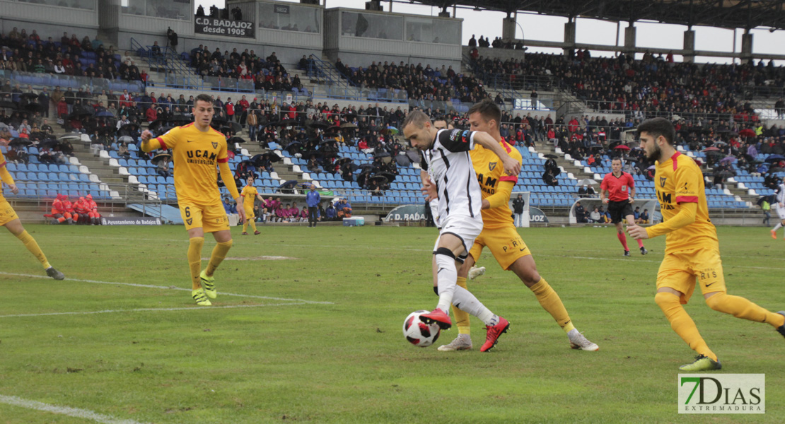 El CD. Badajoz tiene un final de liga más complicado que el UCAM Murcia