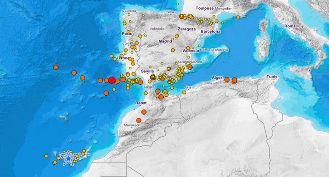 La península tiembla y Extremadura permanece en calma