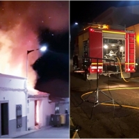 Incendio esta madrugada en una vivienda situada en Fuente del Maestre (BA)