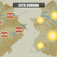 Por delante una semana veraniega en Extremadura