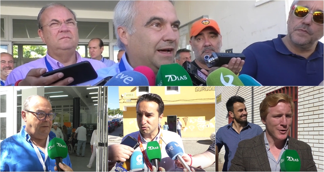 Declaraciones de los candidatos a la Alcaldía de Badajoz