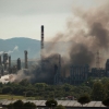 Grave incendio en una planta química en Cádiz