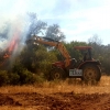 REPOR - Imágenes del incendio forestal entre Almendral y Valverde de Leganés