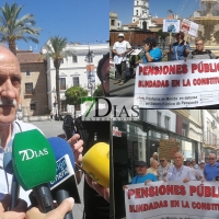 Los pensionistas exigen en Mérida pensiones mínimas y revalorización conforme al IPC