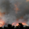 Grave incendio en el vertedero de residuos urbanos de Badajoz