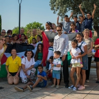 Un grupo de niños saharauis visitan la Diputación de Badajoz