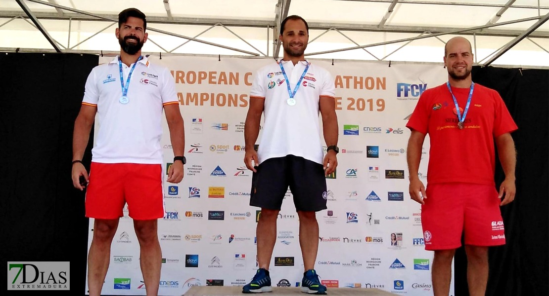 Oro y plata para los extremeños en el Europeo de maratón de piragüismo