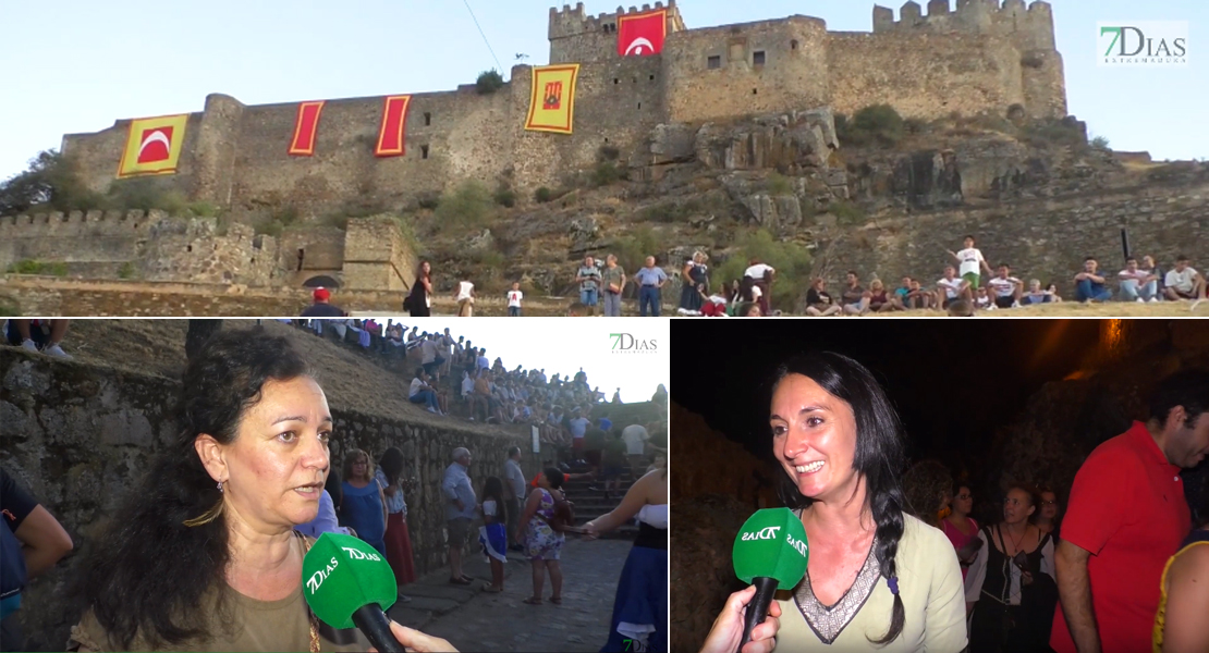 Cientos de personas se dan cita en el Festival Medieval de Alburquerque