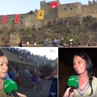 Cientos de personas se dan cita en el Festival Medieval de Alburquerque