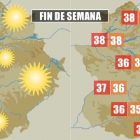 El calor seguirá apretando en Extremadura durante el finde