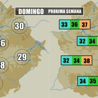 Domingo agradable, pero no se fíen, tendremos mucho calor la próxima semana