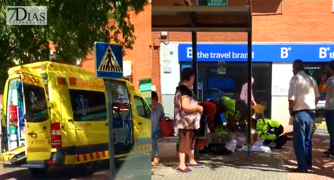 Le da un infarto en plena calle de Badajoz y consiguen reanimarlo tras varios minutos de maniobras