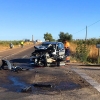 Tres heridos graves tras un accidente en el cruce de Los Santos de Maimona