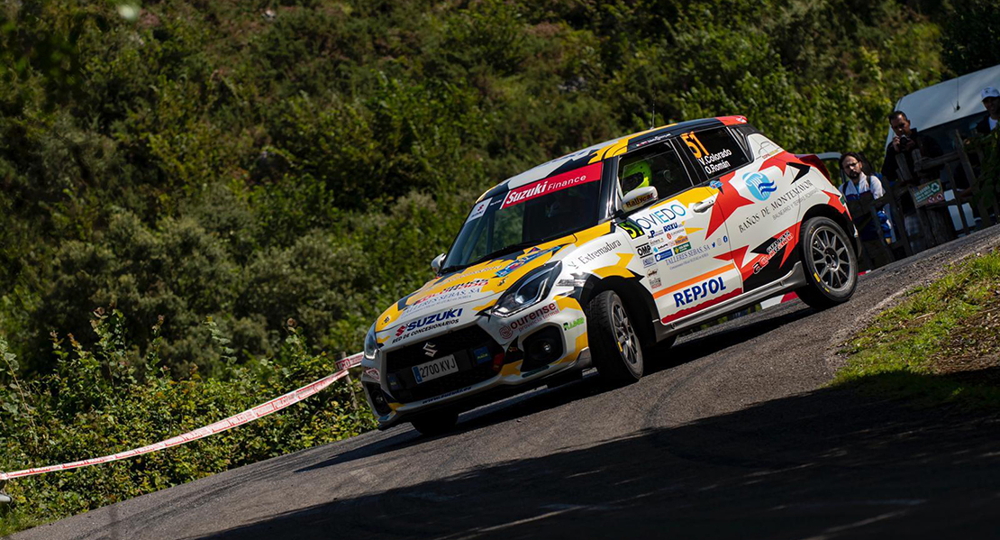 El extremeño Víctor Colorado busca seguir sumando experiencia en el Rallye Villa de Llanes