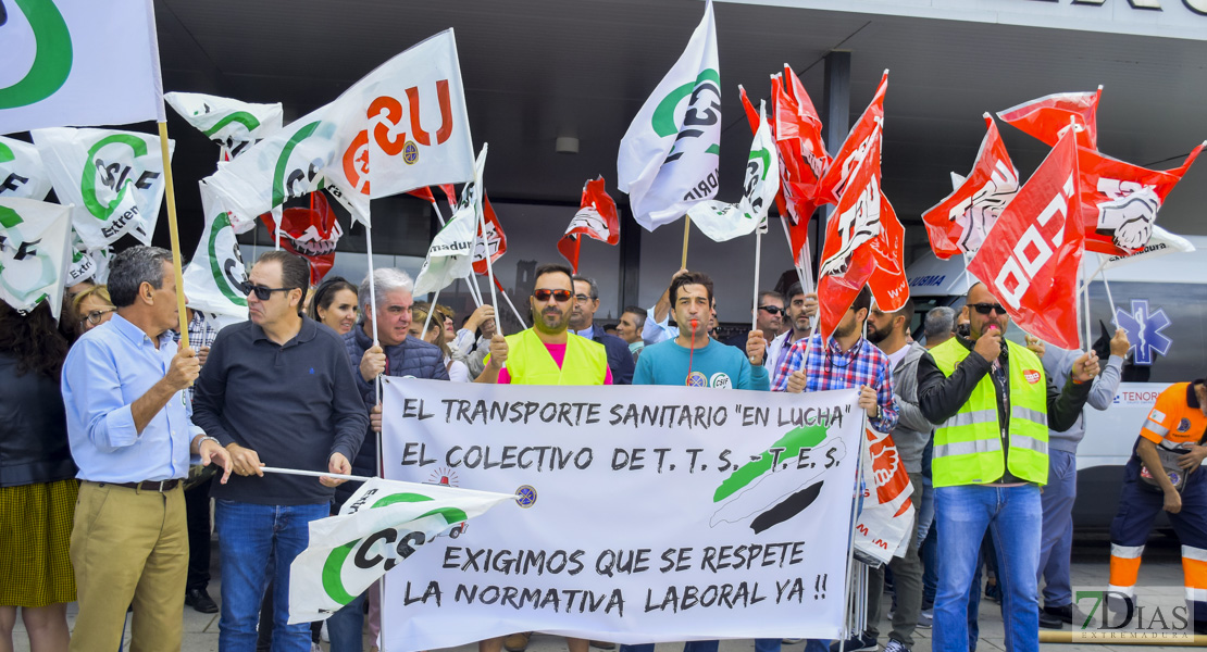 Los trabajadores de Tenorio se concentrarán este lunes ante el Hospital Universitario de Badajoz