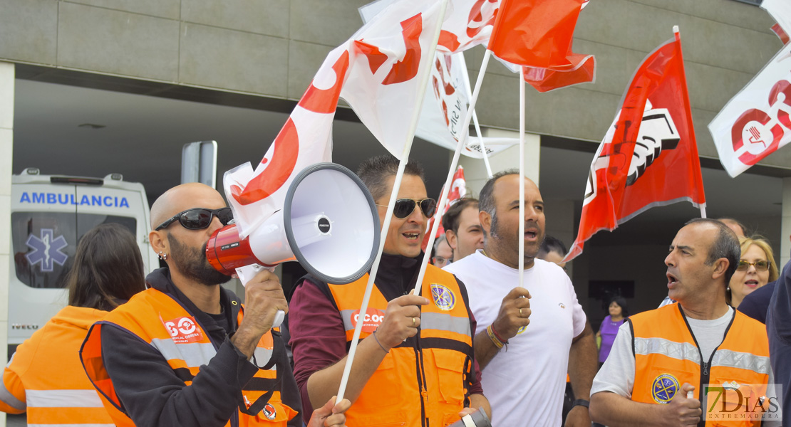 Los trabajadores de Tenorio se concentrarán este lunes ante el Hospital Universitario de Badajoz