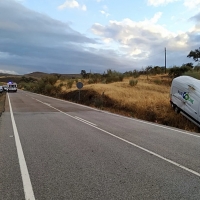 Accidente de tráfico en la carretera BA-080