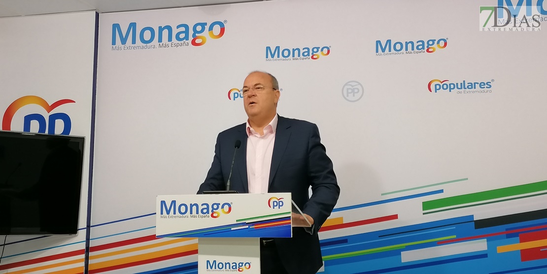 Monago: “Extremadura necesita un contrapeso al rodillo de Fernández Vara”