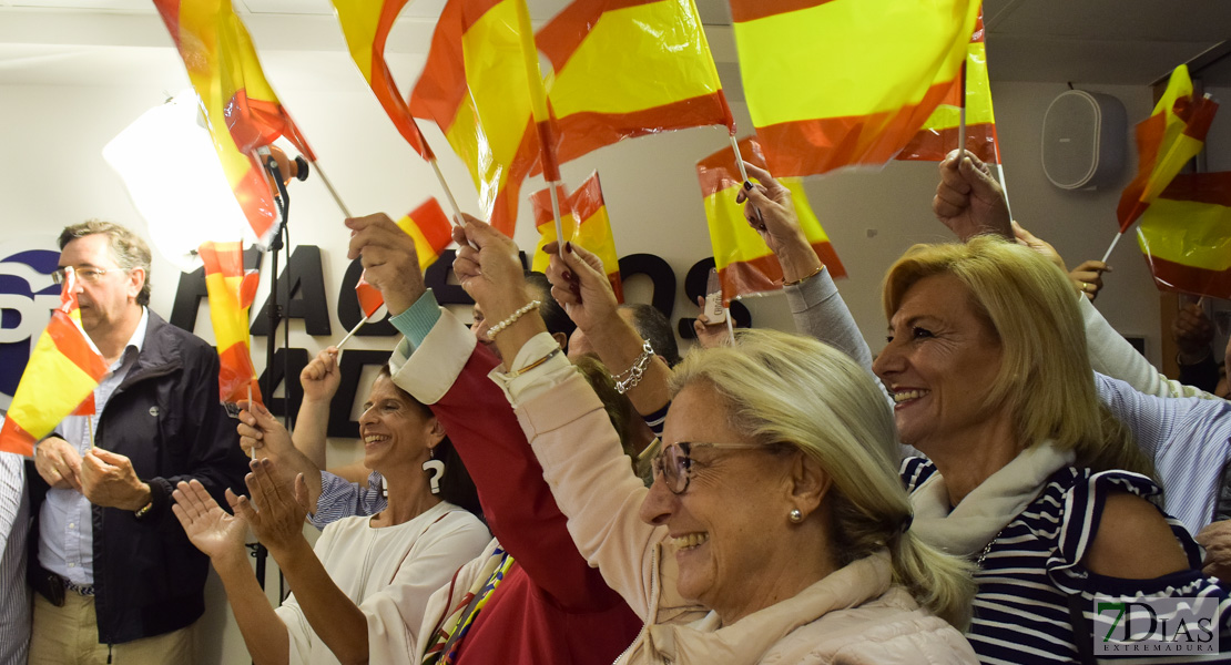 Inicio de la campaña electoral en Badajoz