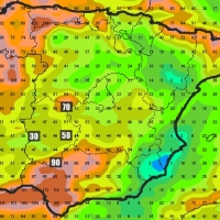 La próxima semana podría ser generosa en lluvias en Extremadura