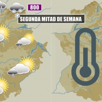 La cota de nieve caerá esta semana a los 800 metros en Extremadura