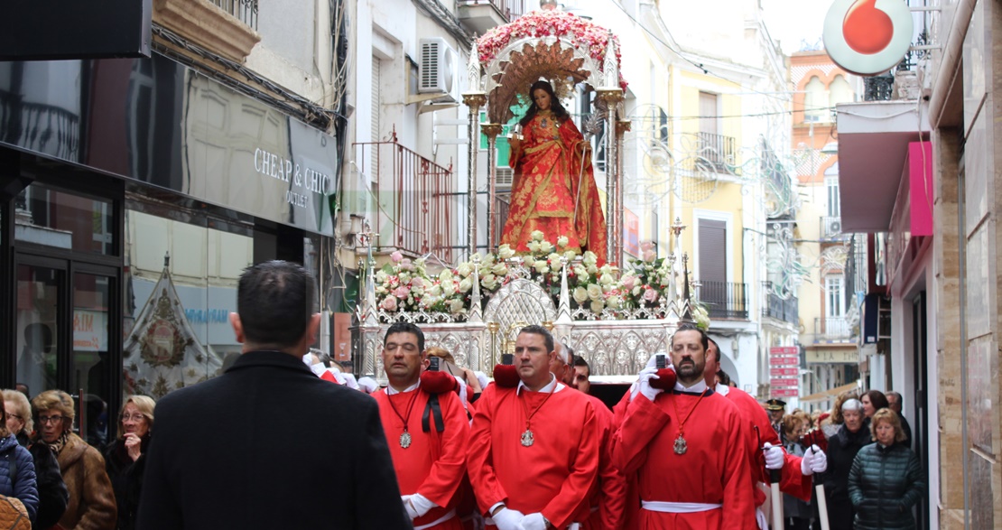 Imágenes de la procesión de la Mártir Santa Eulalia