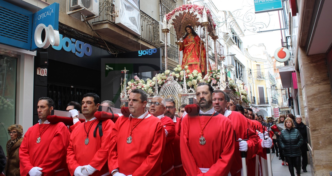 Imágenes de la procesión de la Mártir Santa Eulalia