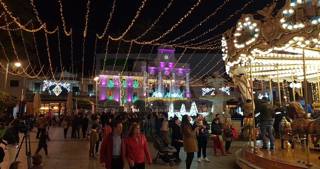 Imágenes de la nueva iluminación navideña de Mérida