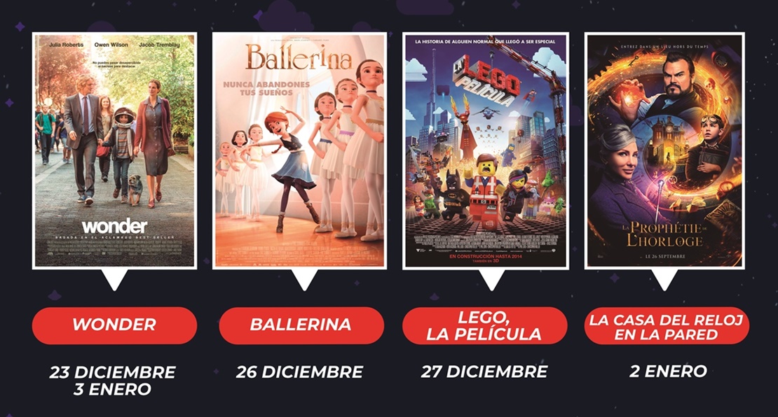 Navidades de cine en Mérida