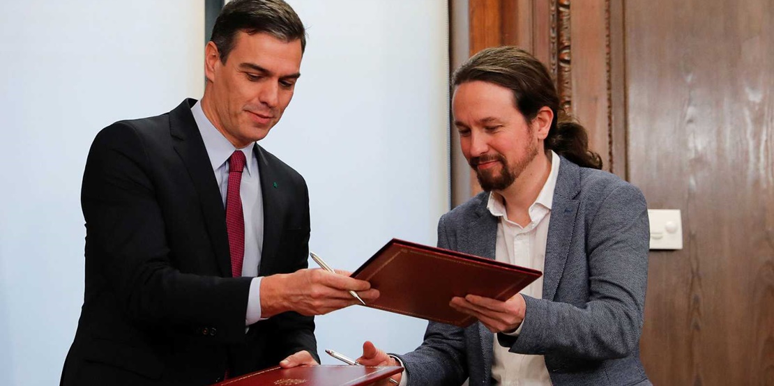 La derogación de la reforma laboral, en el punto central del Gobierno de Sánchez e Iglesias