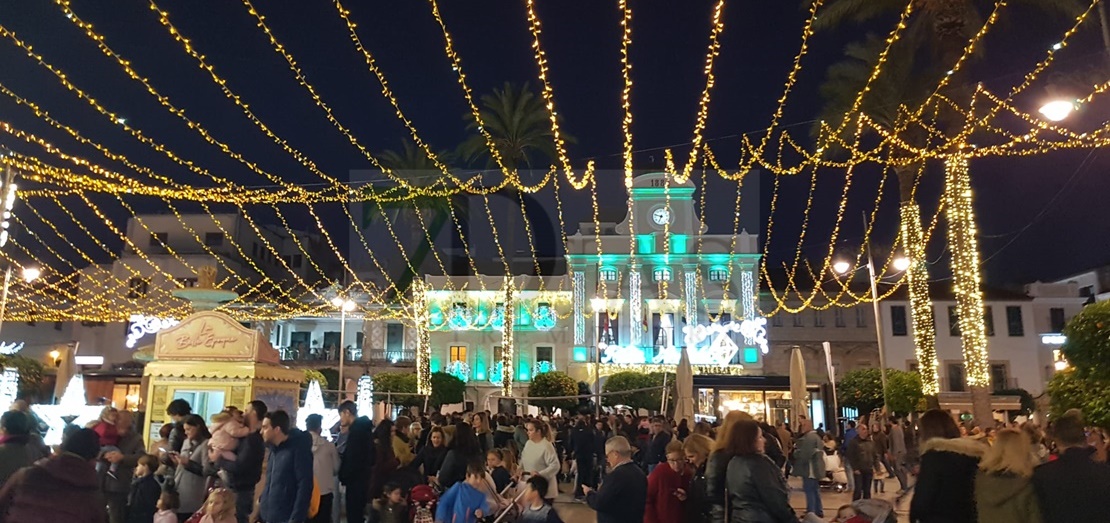 Imágenes de la nueva iluminación navideña de Mérida