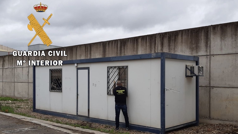 Investigan a un vecino de Cáceres por el hurto de una caseta de obra valorada en 6.000 euros