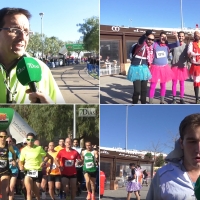 Buen ambiente entre los más de 1.700 participantes de la San Silvestre pacense 2019