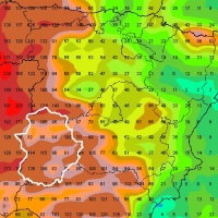 EN 7 DÍAS: Hasta 200 litros m/2 en algunos puntos de la región