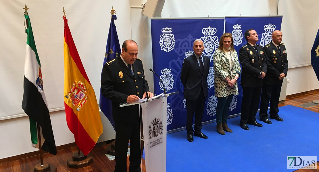 José Berrocal jura el cargo de comisario provincial de Badajoz