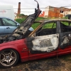 GALERÍA - Estado del coche calcinado en el Campillo (Badajoz)