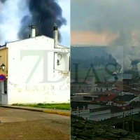 Importante incendio de vivienda en Burguillos del Cerro