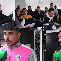 Reacciones de los jugadores del CD.Badajoz tras conocer a su rival en la Copa del Rey