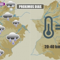 Gloria se desplazará al Golfo de Cádiz enviando lluvias a Extremadura